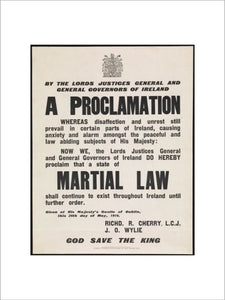 A Proclamation: Martial Law