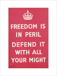 Freedom is in Peril - Defend It with All Your Might