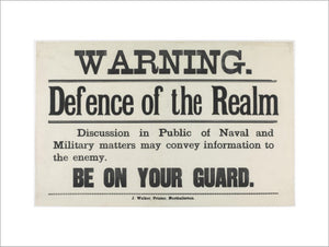WARNING. Defence of the Realm