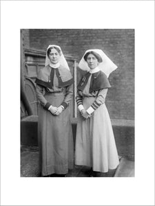 A sister and a matron from Queen Alexandra's Imperial Military Nursing Service during the First World War.