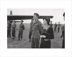 Princess Elizabeth visiting Airborne Troops, May 1944