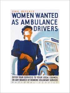 Women Wanted as Ambulance Drivers