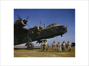 Short Stirling Mk I of No. 1651 Heavy Conversion Unit at Waterbeach in Cambridgeshire, 1942.