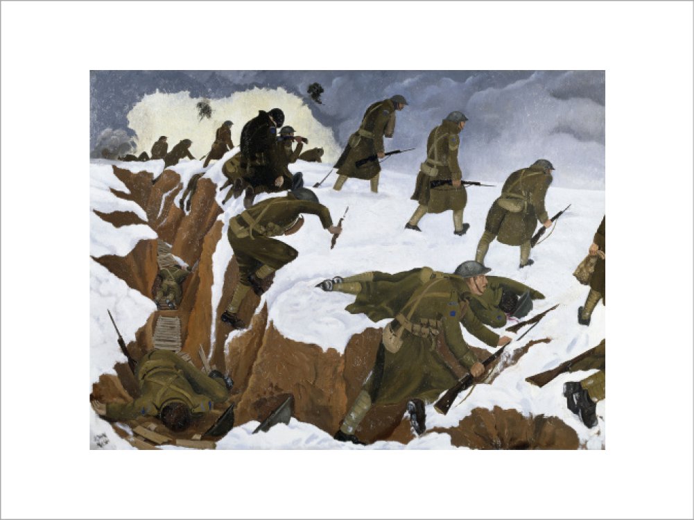 Over The Top'. 1st Artists' Rifles at Marcoing, 30th December 1917 ...