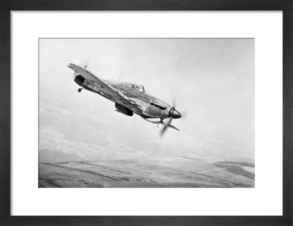 Hawker Hurricane Mk IIC of No. 166 Wing in flight from Chittagong in I ...