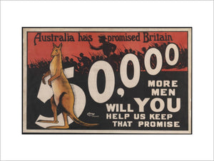 Australia has Promised Britain 50,000 More Men