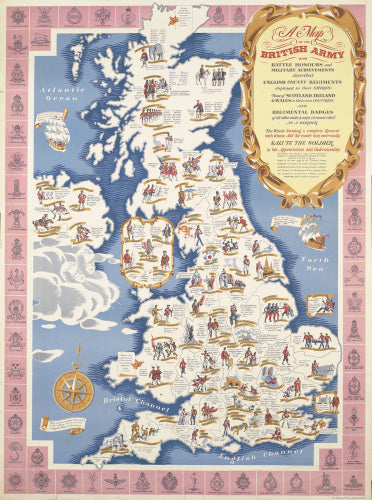 A Map fo the British Army, H M Forces Savings
