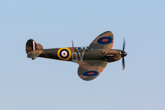 Supermarine Spitfire Mk Ia N3200 (G-CFGJ) SM845 flypast during the Battle of Britain Airshow