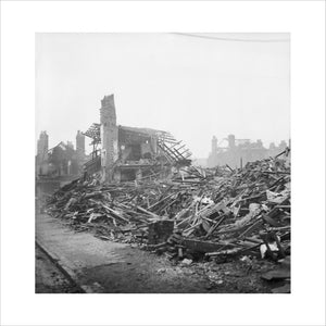 Bomb Damage in Birmingham, England, 1940