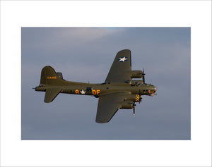 B-17 Flying Fortress G-BEDF Sally B - the last remaining airworthy B-17 in Europe