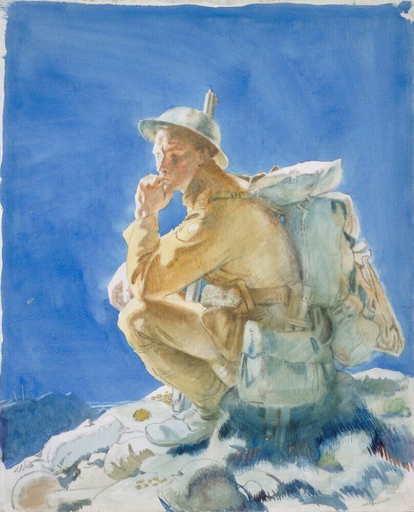 The Thinker on the Butte de Warlencourt, 1917