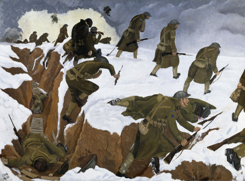 Over The Top'. 1st Artists' Rifles at Marcoing, 30th December 1917