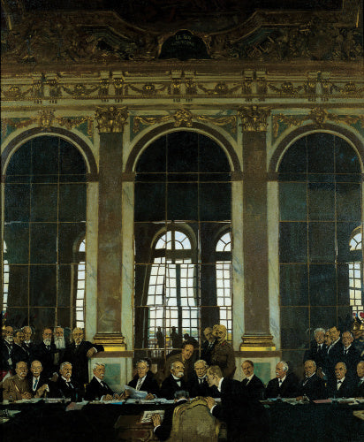 The Signing of Peace in the Hall of Mirrors, Versailles, 28th June 1919