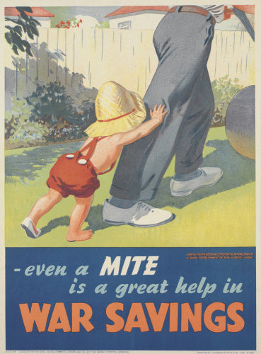 Even a Mite is a Great Help in War Savings