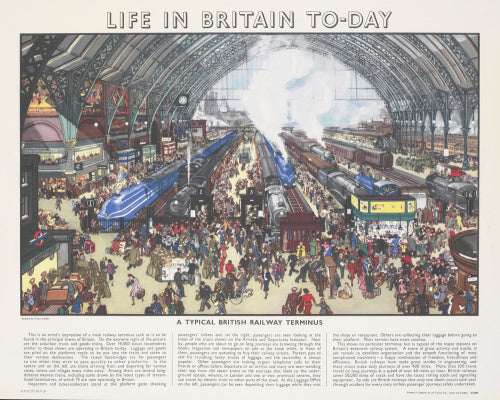 Life in Britain Today - A Typical British Railway Terminus