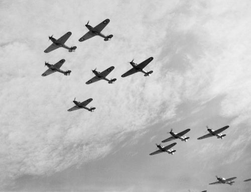 Hawker Hurricanes of No. 85 Squadron RAF, October 1940.