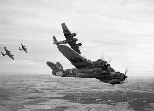Bristol Beaufighter Mk Xs of No. 404 Squadron RCAF based at Dallachy in Scotland, February 1945.