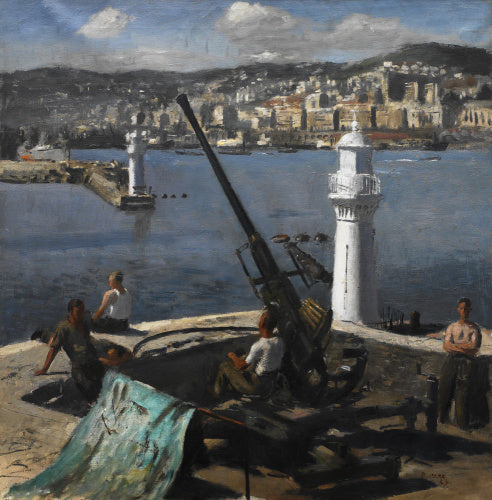 'A Bofors Gun, Algiers'