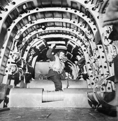 The interior of a RAF Short Stirling bomber, Britain, 1941