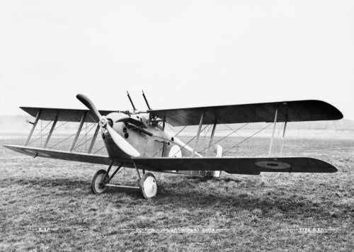 Sopwith 5F.1 Dolphin single-seat fighter biplane. Used for ground attack and high-altitude offensive patrols.
